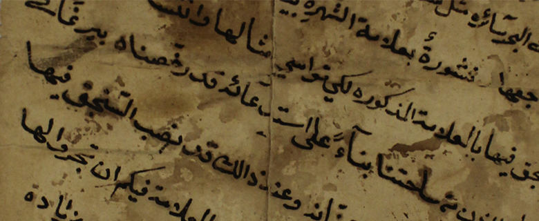 صيانة التراث الوثائقي المكتوب بالأحبار الحديدية صيانة التراث الوثائقي المكتوب بالأحبار الحديدية