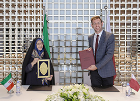 Qatar National Library and National Library and Archives of Iran Sign Memorandum of Understanding
