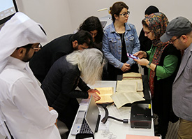 Qatar National Library Hosts Workshop on Islamic Manuscript Papers