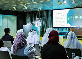 Qatari Astronomer Discusses Mysteries of Space at Qatar National Library