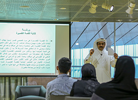 Renowned Author Engages Aspiring Qatari Writers at Qatar National Library